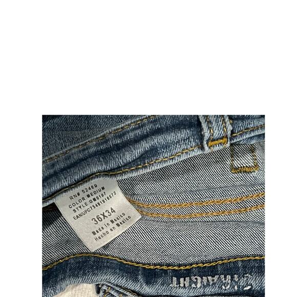 George Straight Fit Jeans Mens 36x34 - Picture 4 of 4